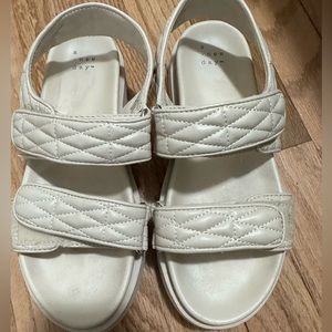 A new day off white double strap sling back dad sandal